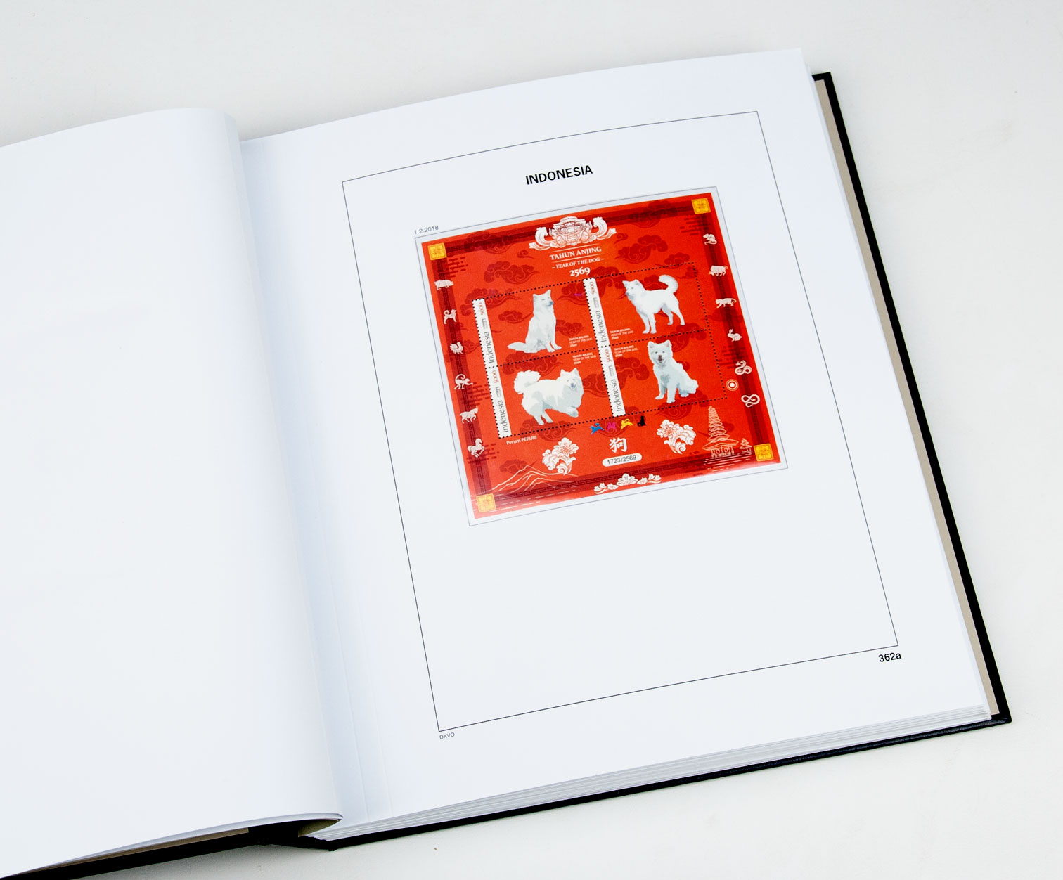 davo-luxe-feuillets-timbres-indon-sie-blocs-extra-2018 image 1