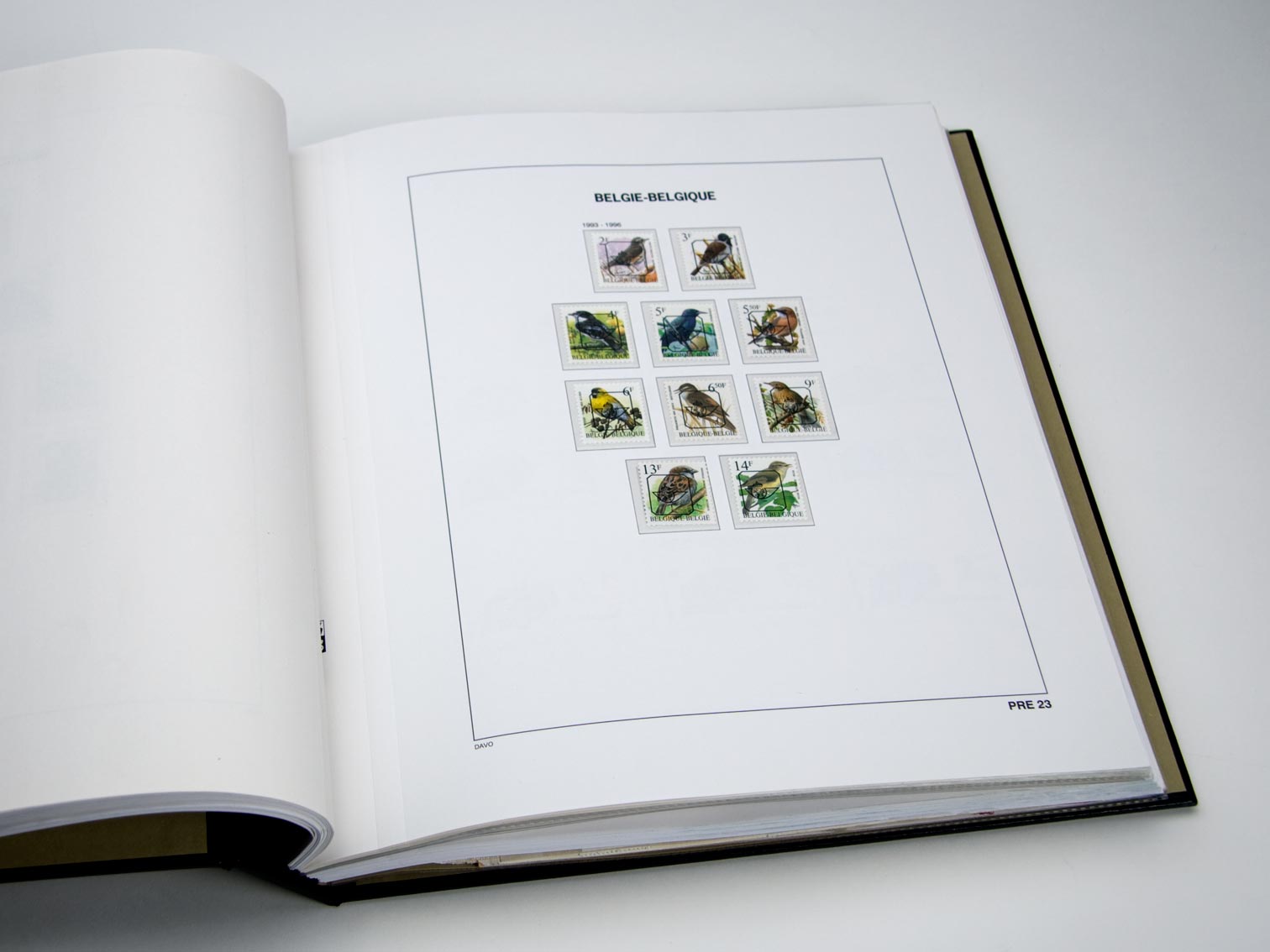 davo-luxe-pages-timbres-belgique-pre-1-23-170g image 1