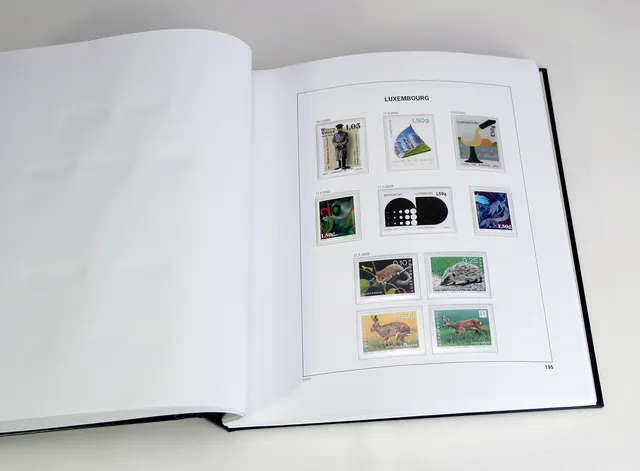 davo-luxe-luxembourg-2022-pages-suppl-ment-album-timbres-170g image 1