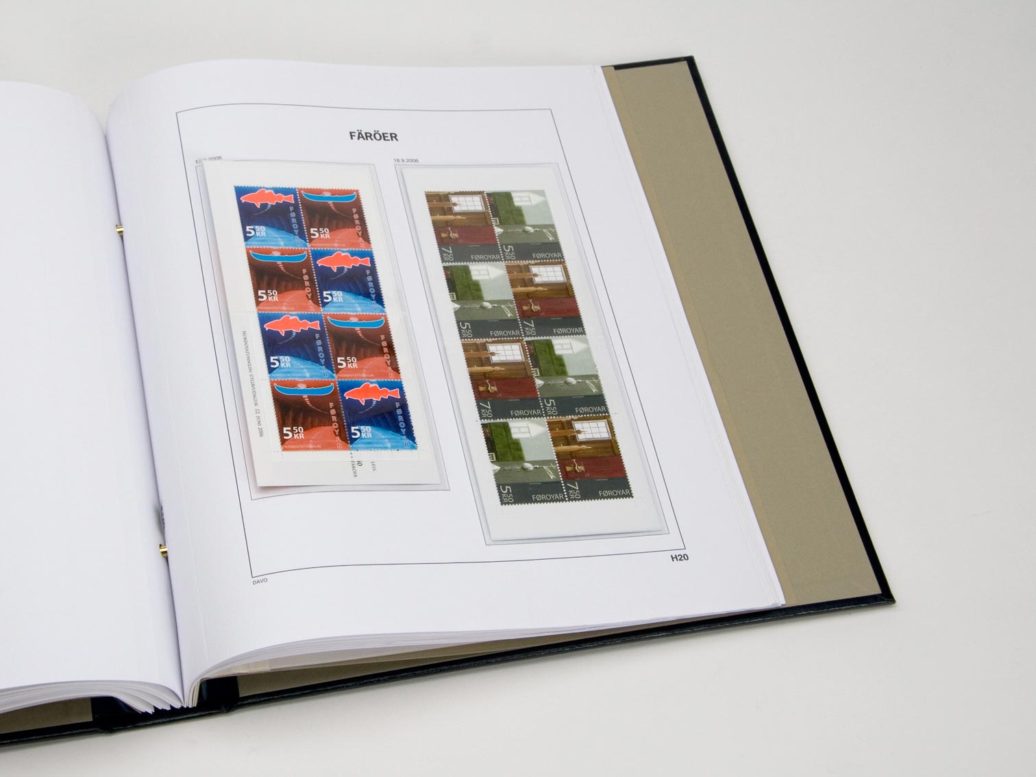 davo-luxe-f-ro-carnets-2006-pages-album-timbres-170g image 1