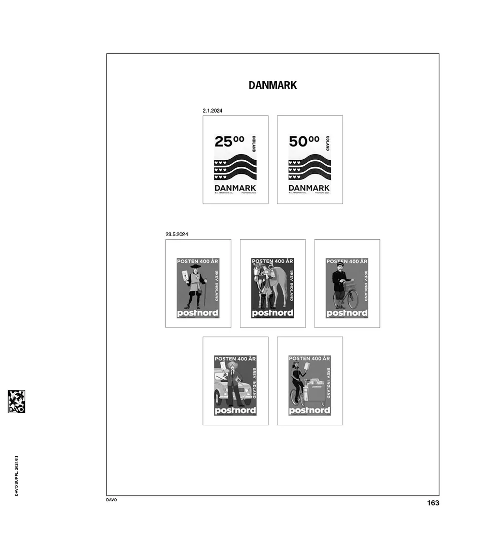 davo-danemark-suppl-ment-album-timbres-2024-bandes-170-g image 1