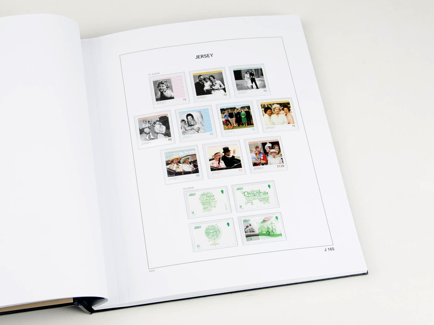 davo-luxe-jersey-2016-feuilles-album-timbres-170-g image 1