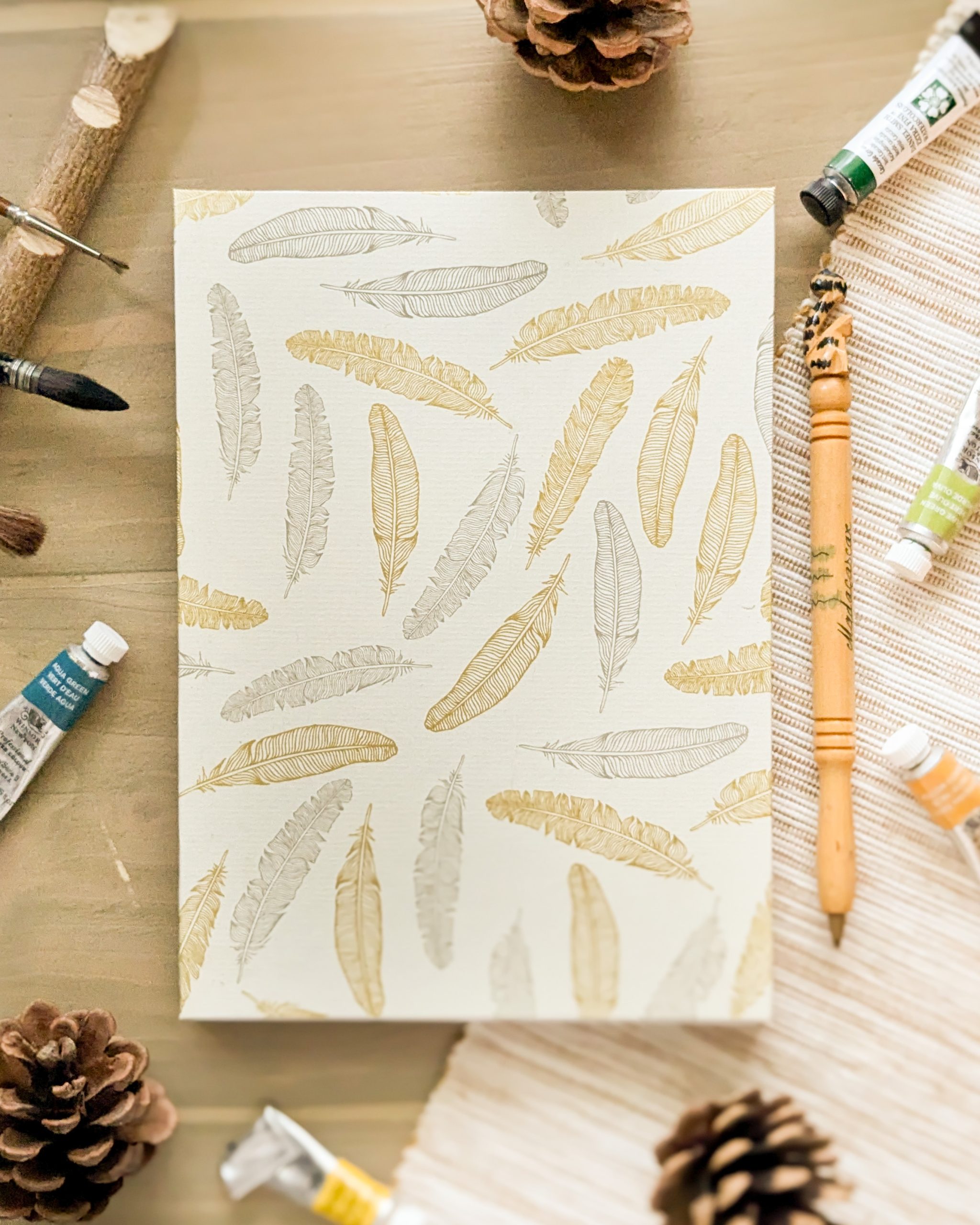 murmures-de-papier-confident-plume-de-lumi-re-carnet-lign-a5 image 1
