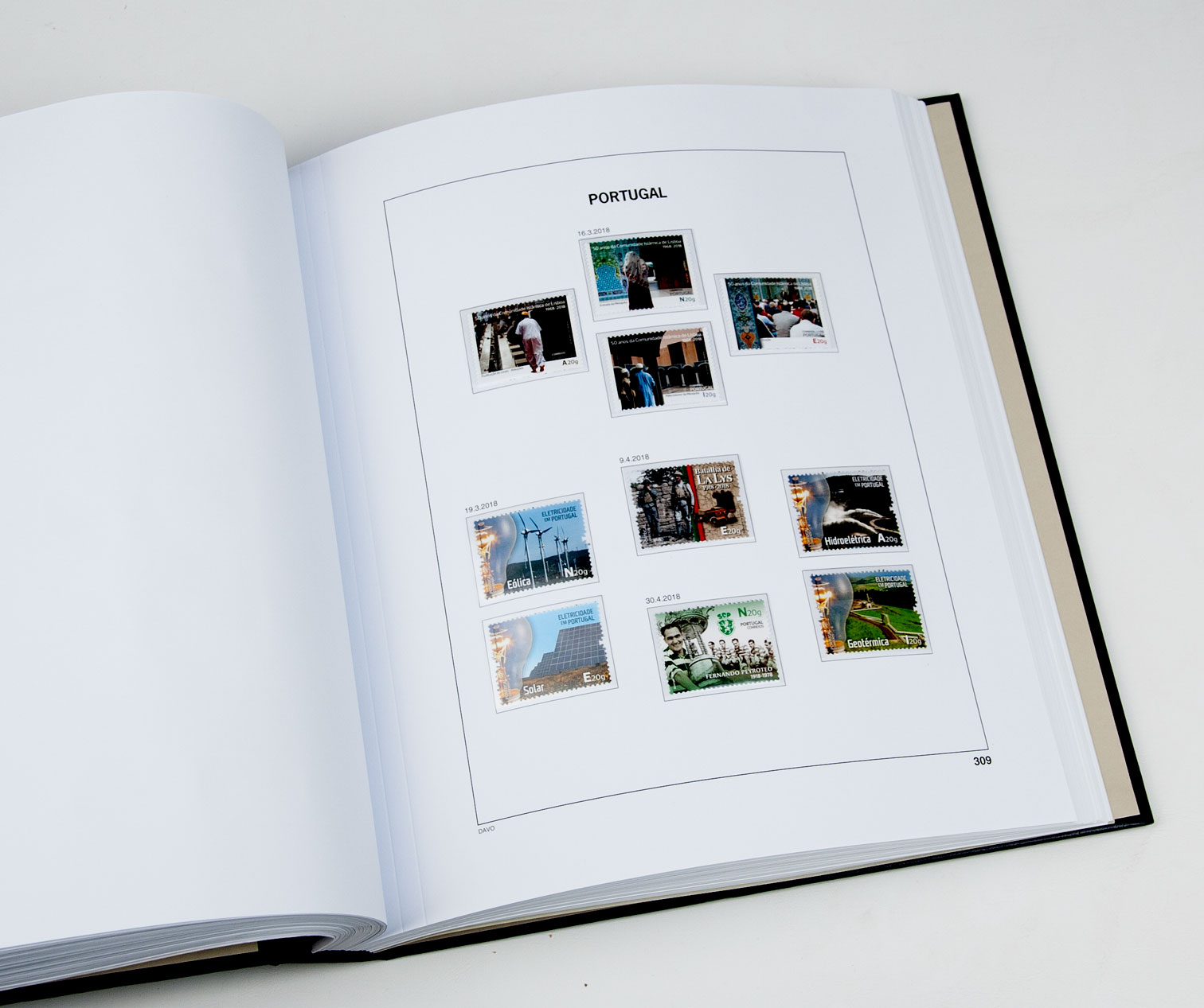 davo-luxe-portugal-2018-pages-suppl-ment-album-timbres-170g image 1