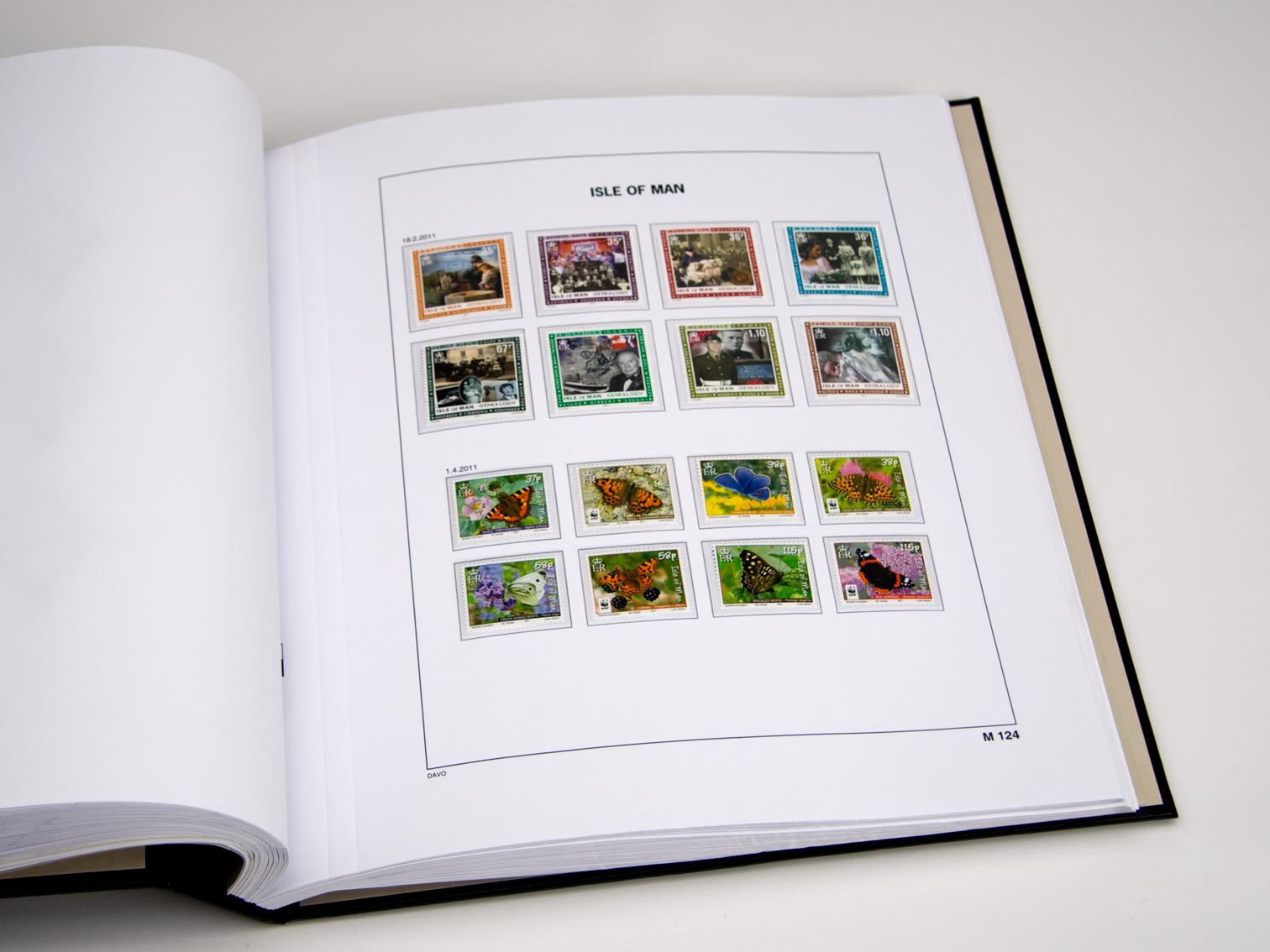 davo-luxe-isle-of-man-2021-pages-album-timbres-170-g image 1