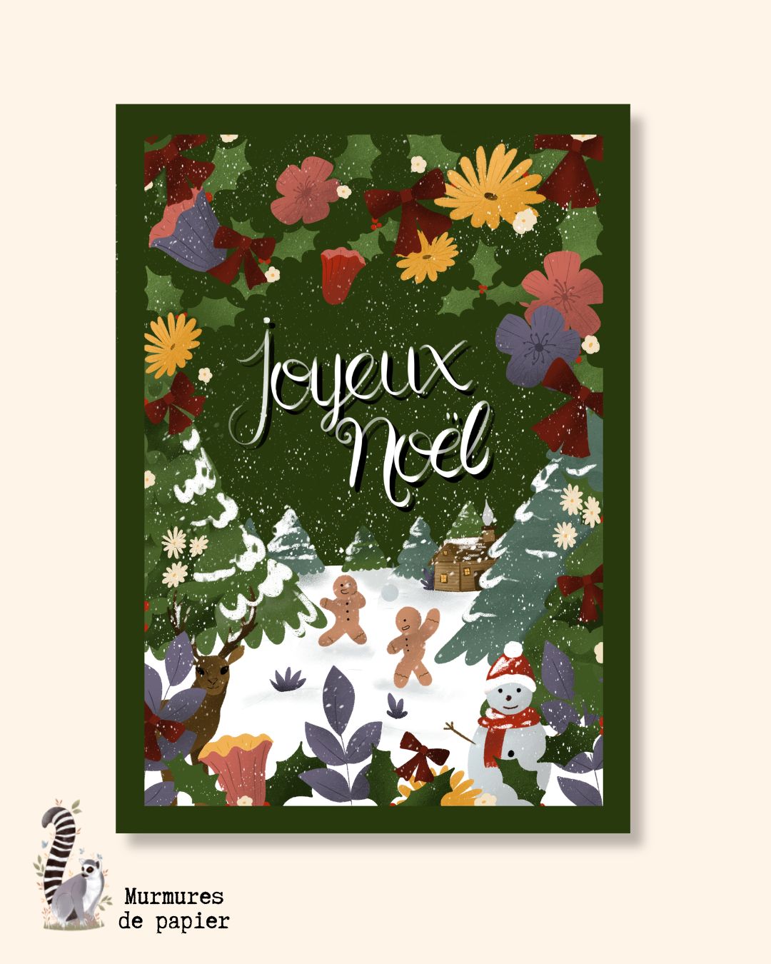 murmures-de-papier-affiches-hiver-enchant-carte-affiche-no-l image 2