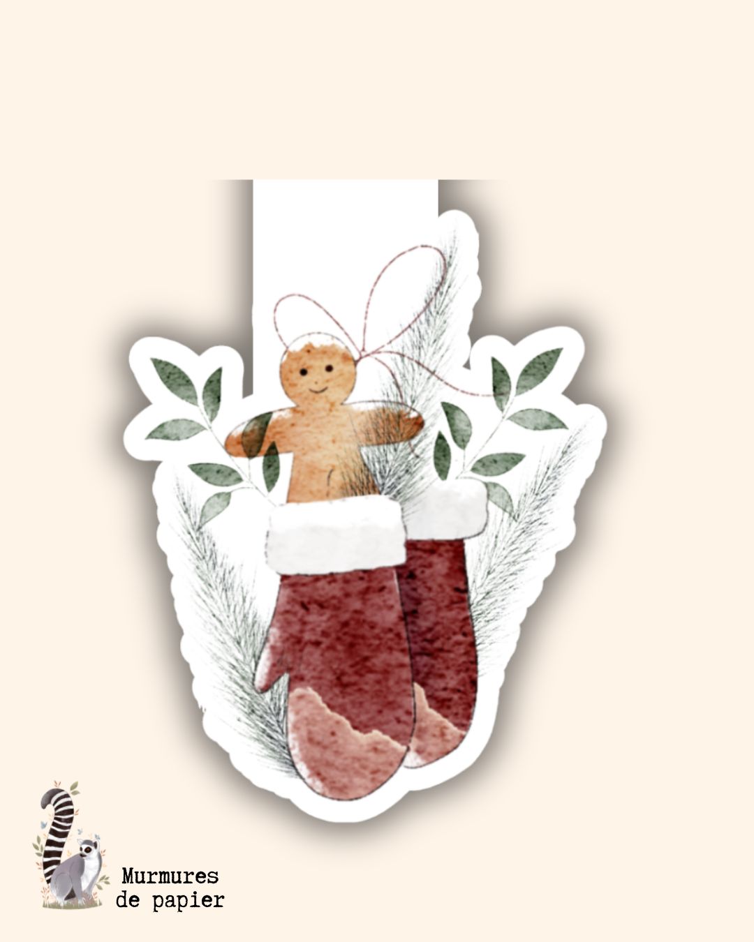 murmures-de-papier-marque-pages-moufles-marque-page-magn-tique image 1