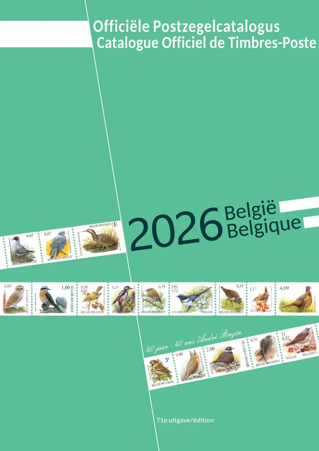 davo-catalogues-belgique-2026-catalogue-timbres-dition-officielle image 1