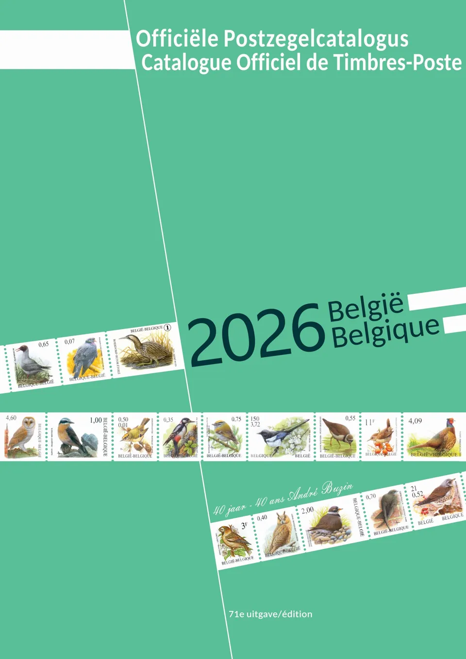davo-catalogues-belgique-2026-catalogue-timbres-dition-officielle image 1