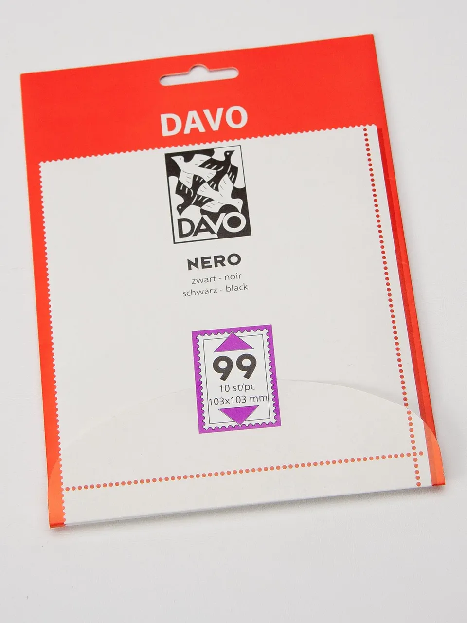 davo-nero-bandes-n99-103x103-montures-timbres-fond-noir-10 image 1