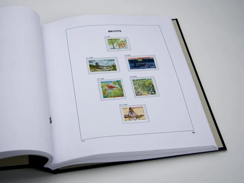 davo-luxe-mayotte-2009-feuilles-suppl-ment-timbres image 1