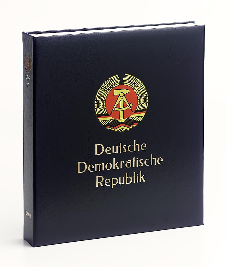 davo-luxe-allemagne-rda-v-1986-1990-album-timbres-avec-tui image 1