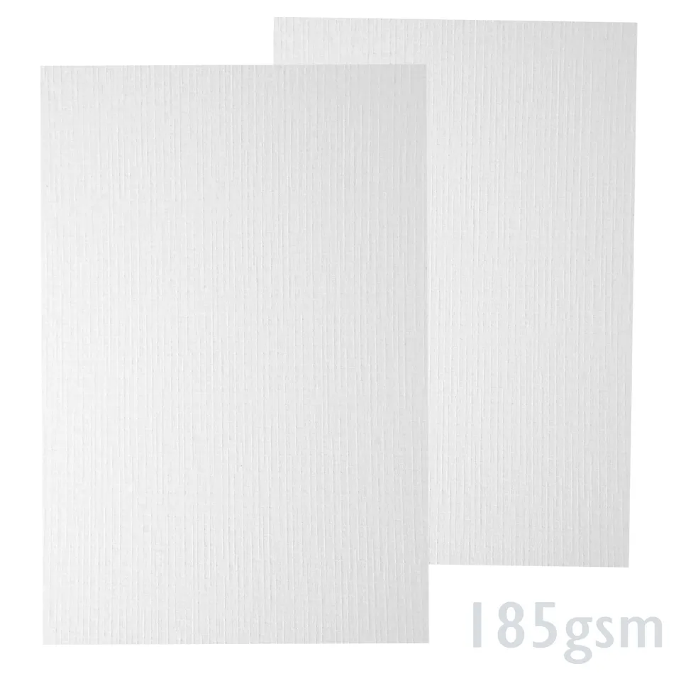 enveloppes-france-papier-blanc-verg-185g-carte-a4 image 1