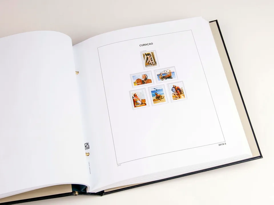 davo-luxe-suppl-ment-cura-ao-2019-pages-album-timbres-170g image 1