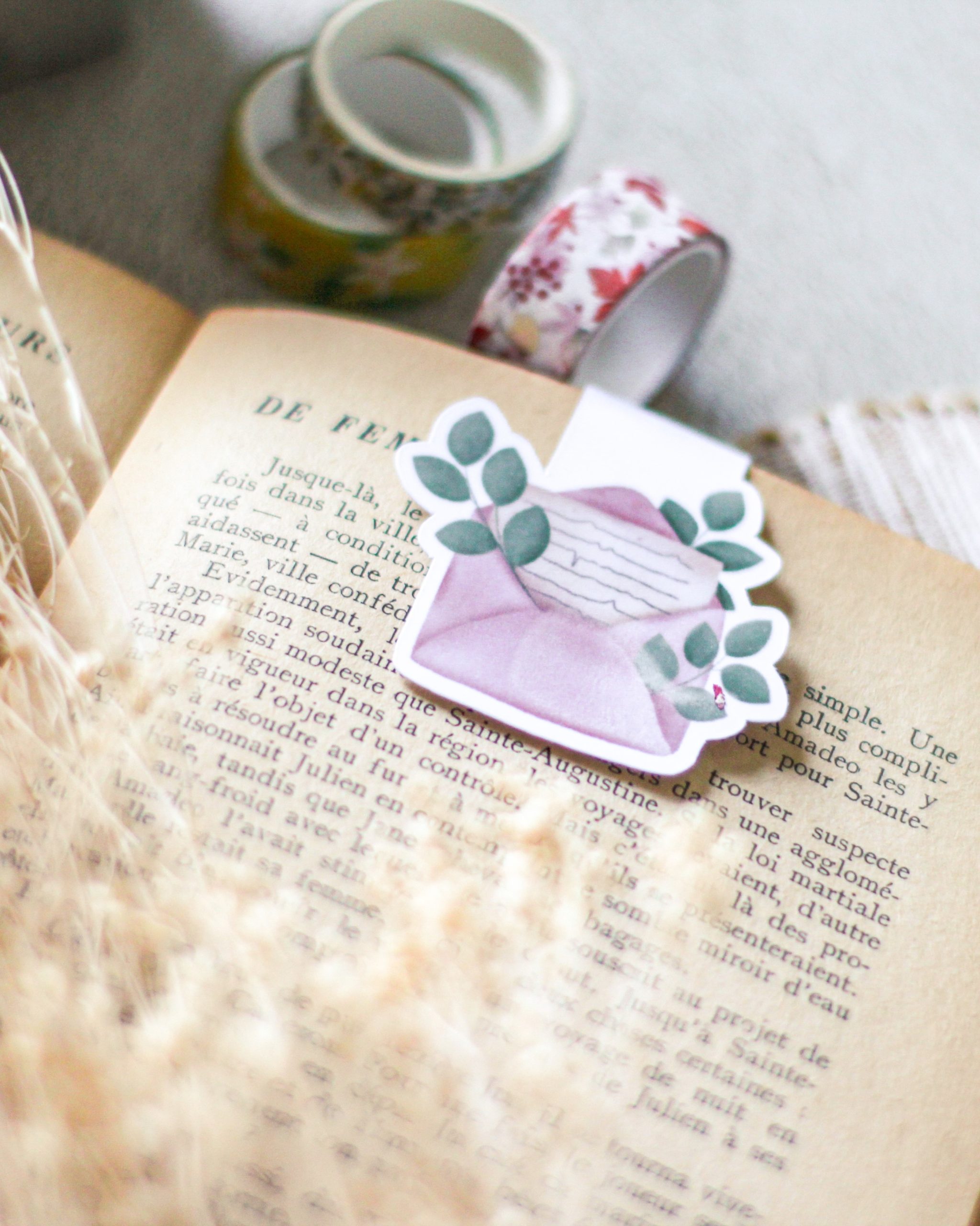 murmures-de-papier-marque-pages-allez-viens-marque-page-magn-tique image 2