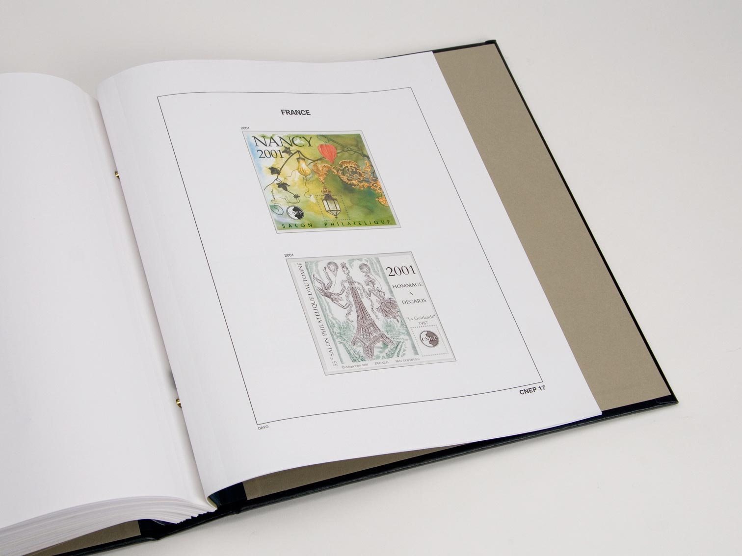 davo-luxe-france-cnep-2021-pages-d-album-blocs-neufs image 1