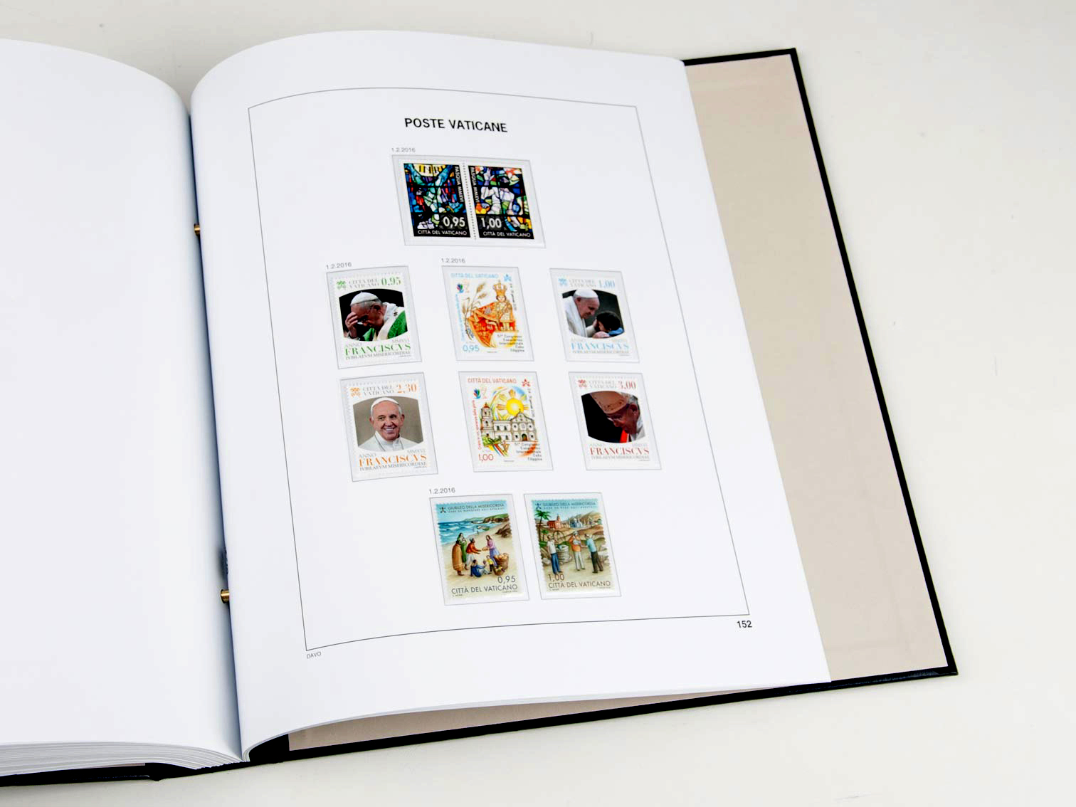 davo-luxe-suppl-ment-vatican-2016-feuilles-album-timbres image 1