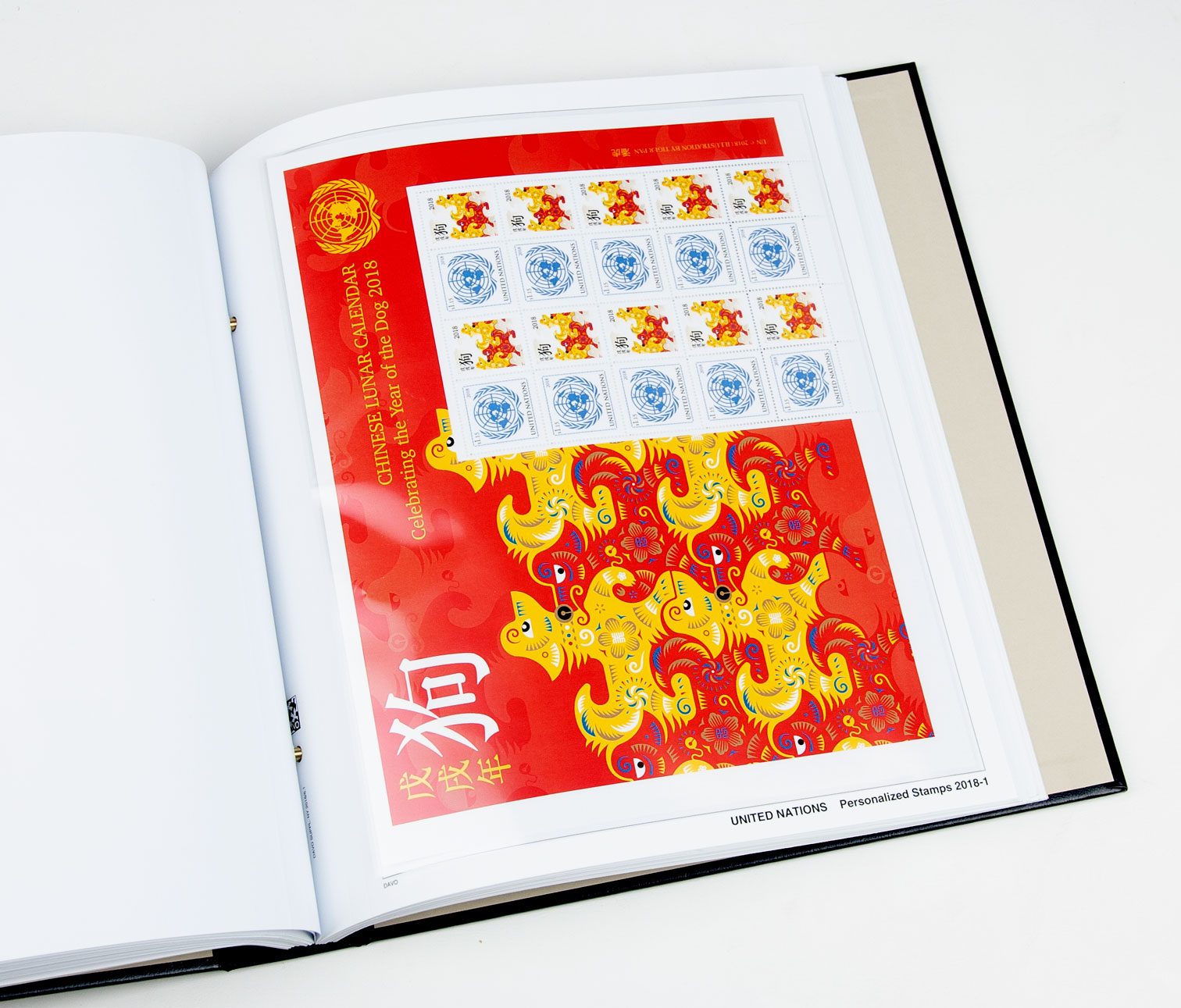 davo-luxe-uno-pers-stamps-2018-pages-album-timbres-2018 image 1