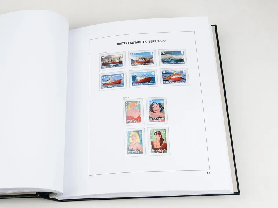 davo-luxe-supplement-falkland-bat-2017-feuilles-timbres-2017 image 1