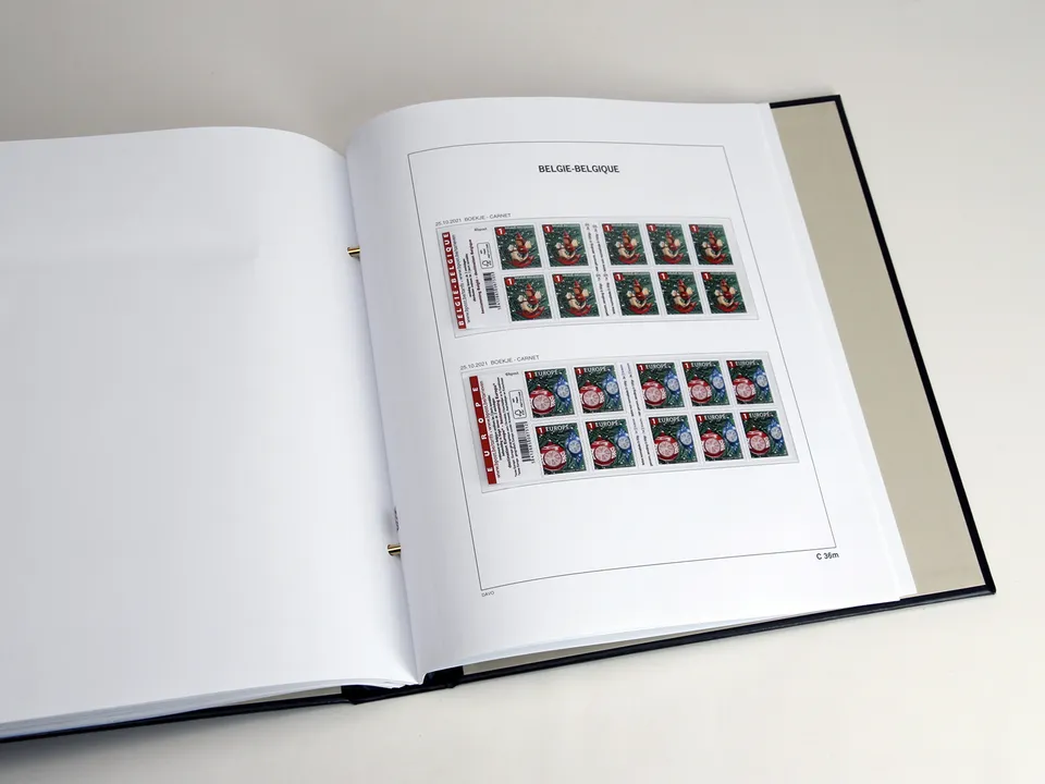 davo-luxe-belgique-carnets-2021-pages-album-timbres-170-g image 1