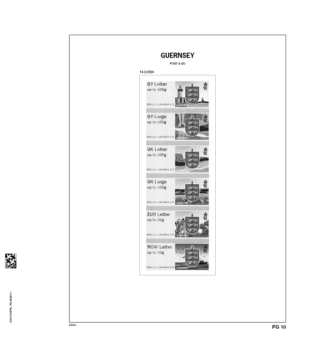 davo-luxe-guernsey-post-go-suppl-ment-timbres-2024 image 1