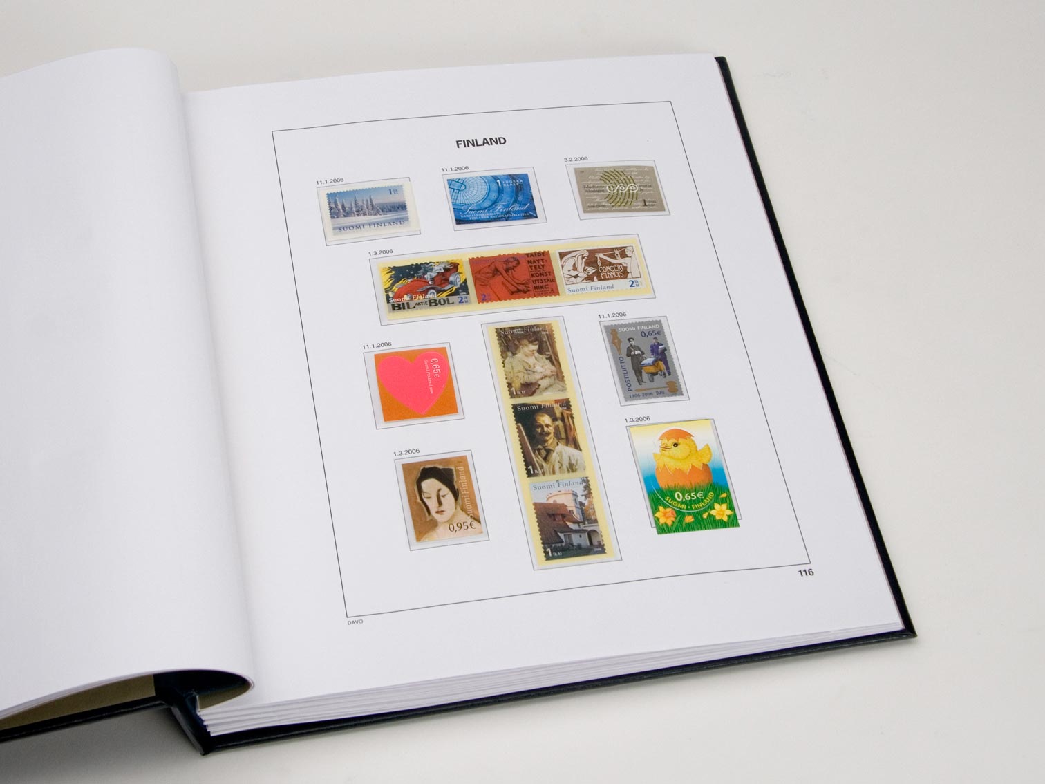 davo-luxe-finlande-2026-pages-album-timbres-170g image 1