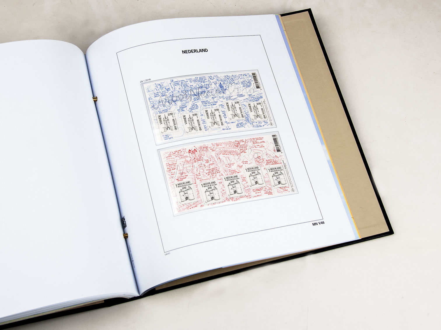davo-luxe-mooi-nederland-2018-pages-album-timbres image 1