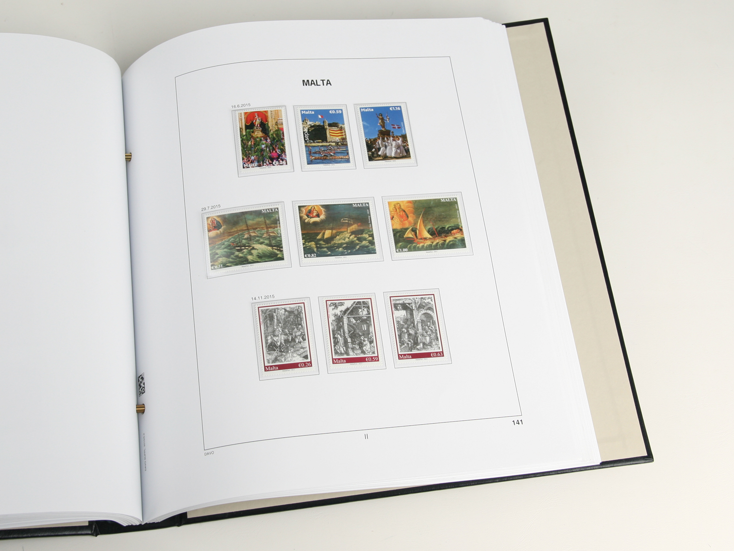 davo-luxe-suppl-ment-malte-2025-pages-album-timbres-papier-170g image 1