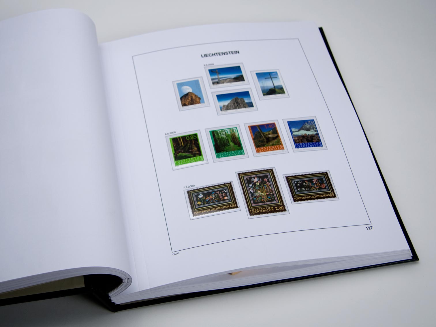 davo-luxe-recharge-timbres-liechtenstein-2019-papier-170g image 1
