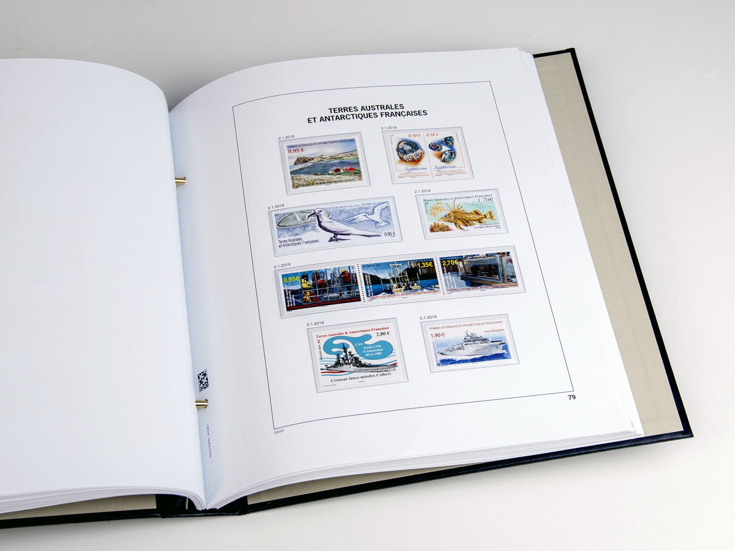 davo-luxe-taaf-2019-pages-album-timbres-170-g image 1