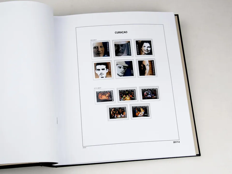 davo-luxe-suppl-ment-cura-ao-2018-pages-album-timbres-170g image 1