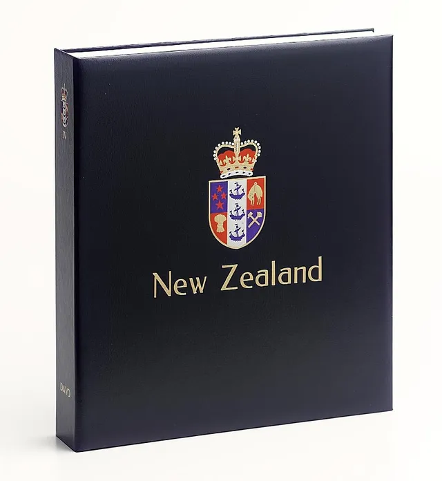 davo-luxe-nouvelle-z-lande-vii-reliure-album-timbres-bleue image 1
