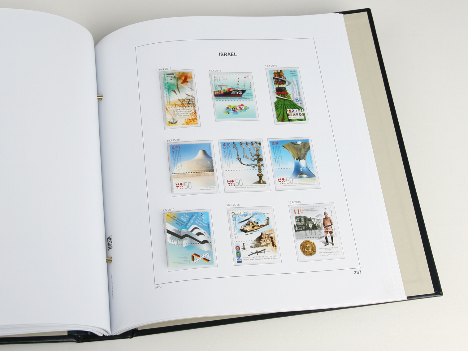 davo-luxe-suppl-ment-timbres-isra-l-2025 image 1