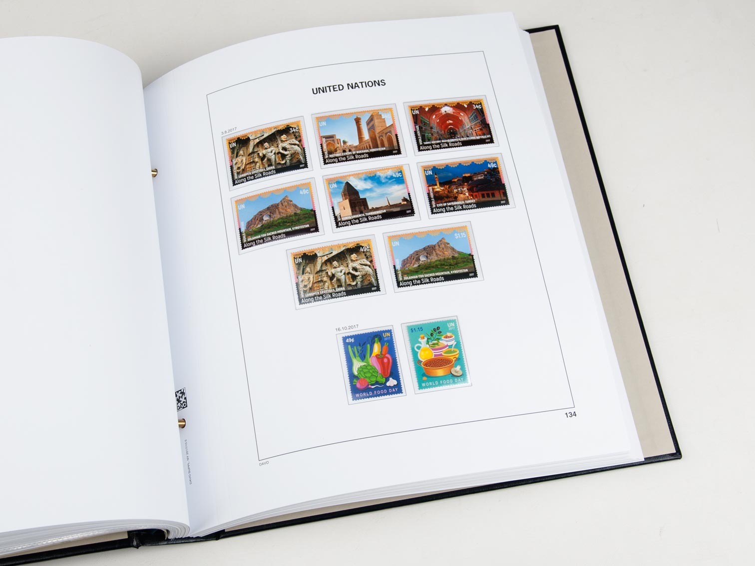 davo-luxe-new-york-uno-2017-pages-suppl-ment-timbres-170g image 1
