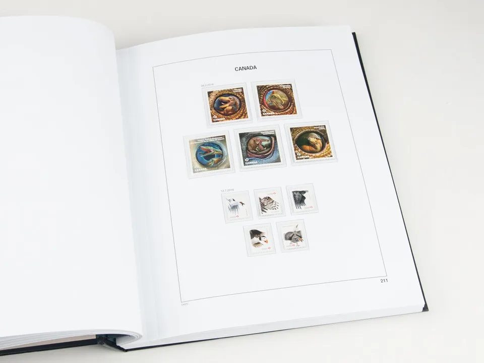 davo-luxe-suppl-ment-canada-2016-pages-album-timbres image 1