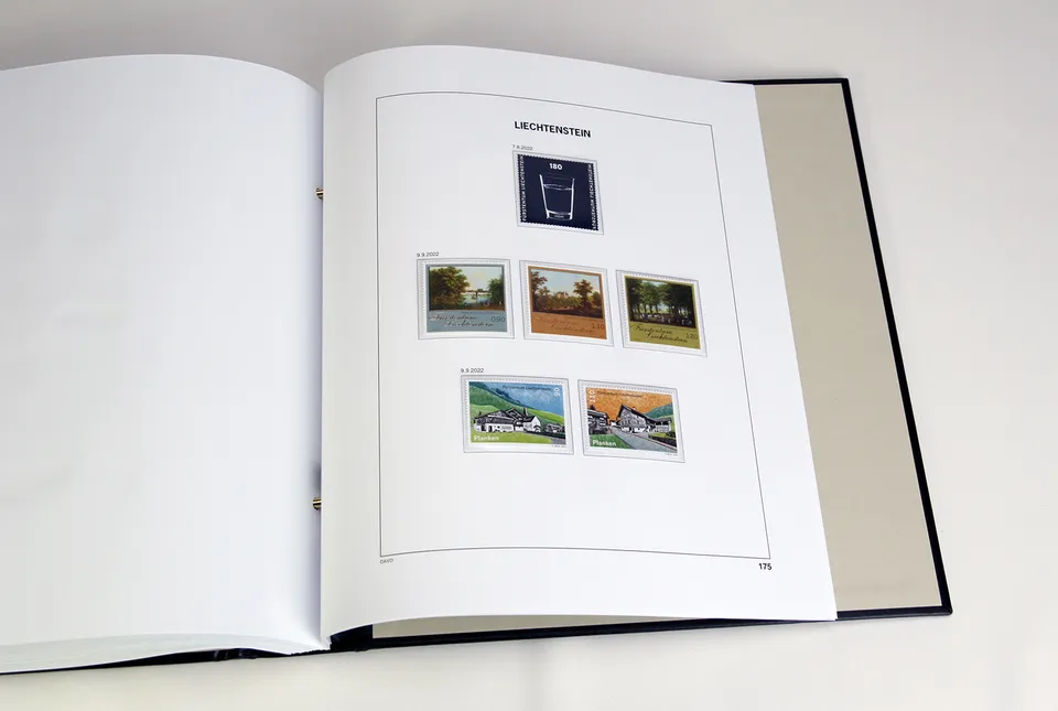 davo-luxe-liechtenstein-2022-compl-ment-album-timbres-170g image 1