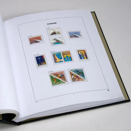 davo-luxe-suriname-2020-feuilles-album-timbres-papier-170-g image 1