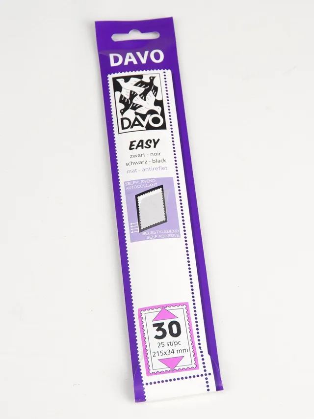 davo-easy-z30-bande-timbres-fond-noir-215x34-lot-25 image 1