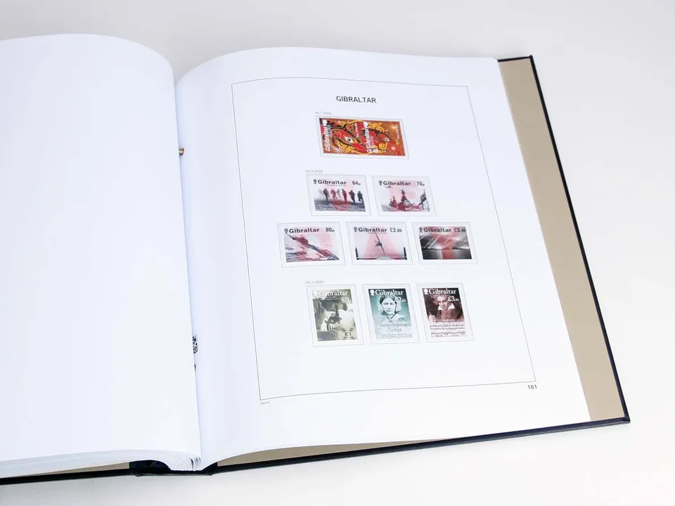 davo-luxe-gibraltar-2020-feuilles-album-timbres-170g image 1