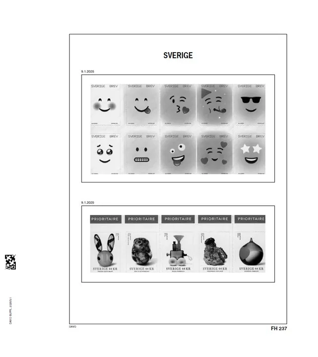 davo-luxe-suppl-ment-su-de-au-2025-pages-album-timbres-170g image 1