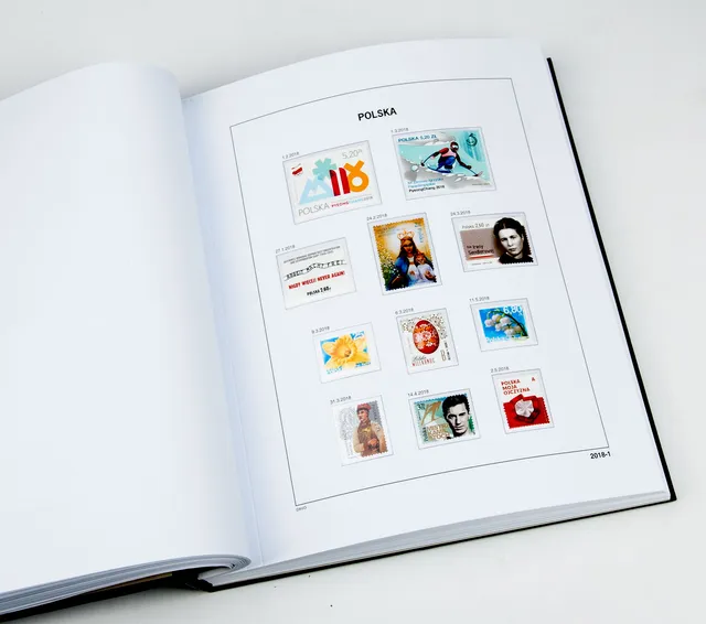 davo-luxe-pologne-2018-pages-album-timbres-papier-170-g image 1