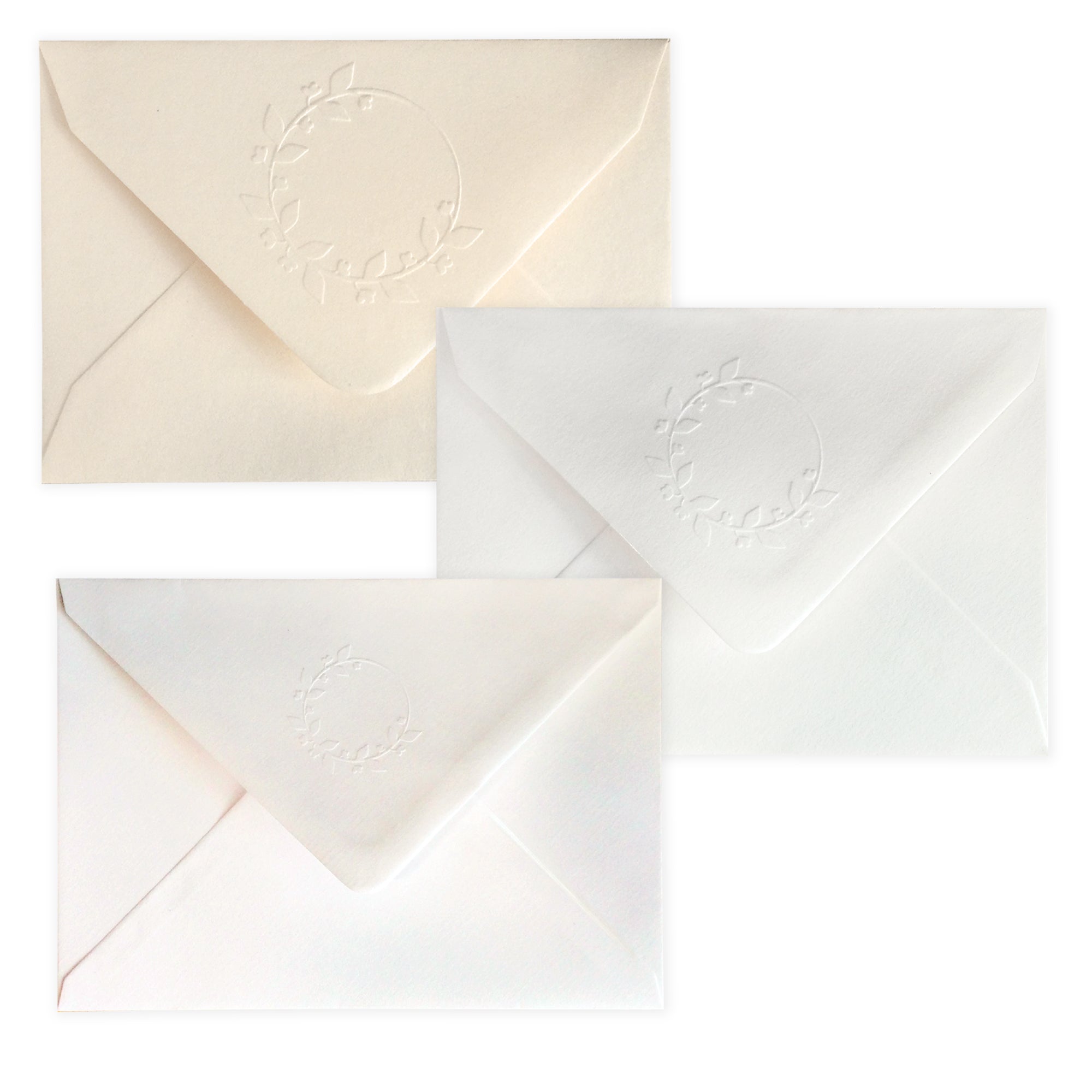 enveloppes-france-v-nements-couronne-de-laurier-c6-enveloppe-gaufr-e image 1