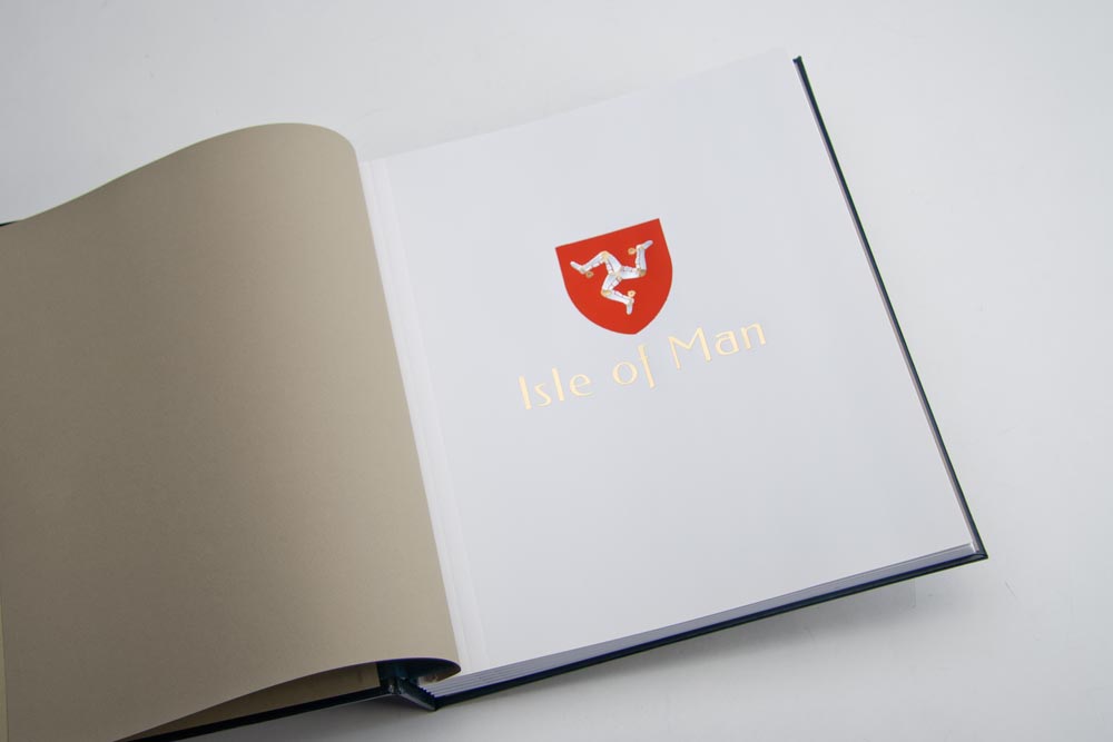 davo-luxe-isle-of-man-page-de-titre-album-timbres-couleur image 1