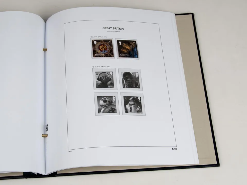 davo-luxe-grande-bretagne-extra-2017-pages-album-timbres-170g image 1