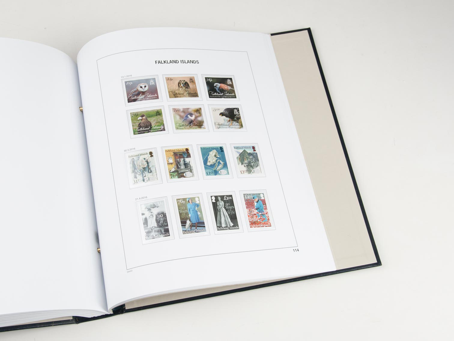 davo-luxe-falkland-2016-suppl-ment-album-timbres-malouines image 1