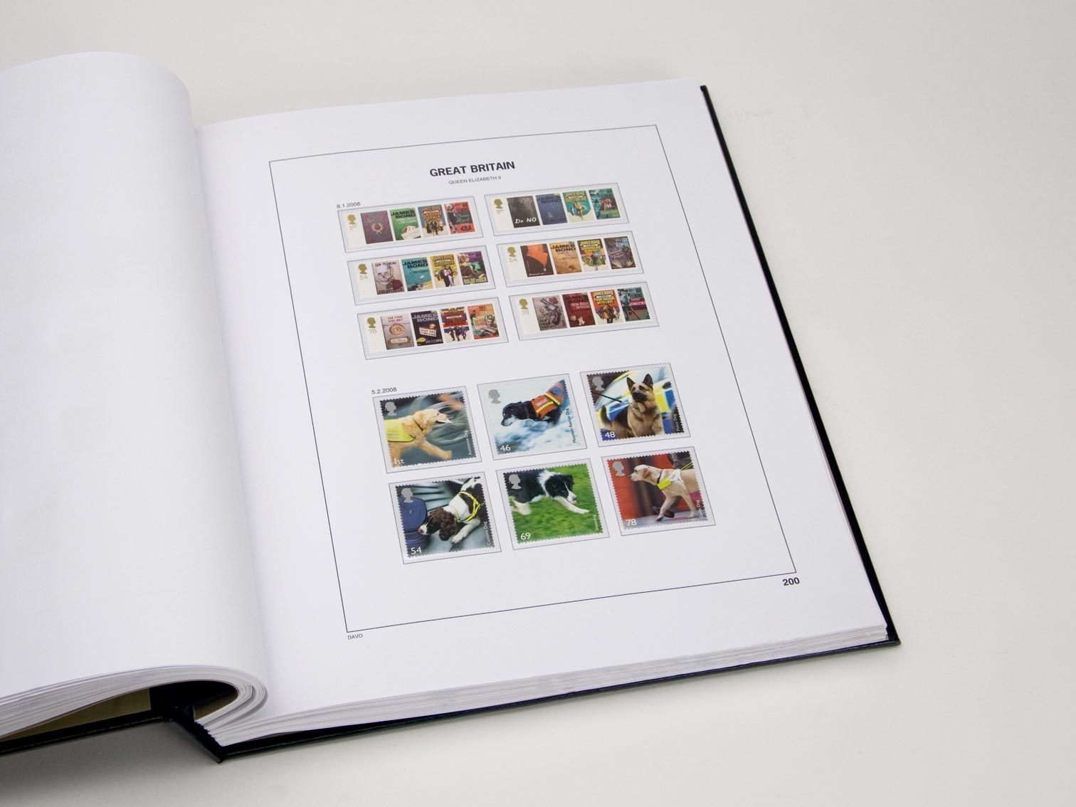 davo-luxe-grande-bretagne-2018-feuilles-album-timbres-170g image 1