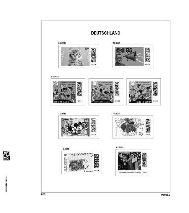 davo-luxe-allemagne-2023-feuilles-suppl-ment-timbres image 1