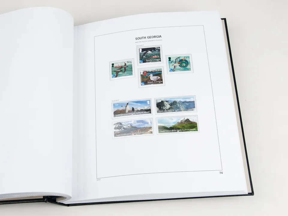 davo-luxe-falkland-dep-2017-pages-album-timbres-170g image 1