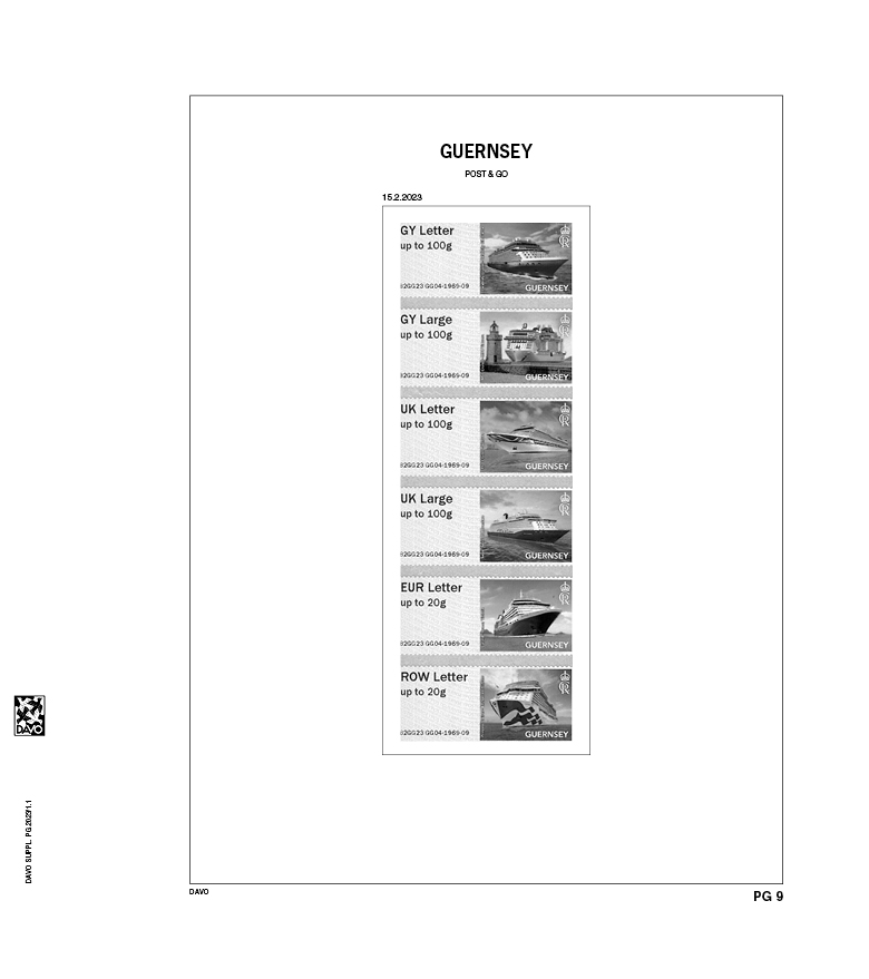 davo-luxe-guernesey-post-go-2023-feuilles-album-timbres image 1