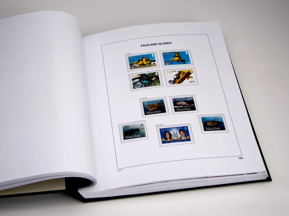 davo-luxe-compl-ment-album-timbres-falkland-2021-papier-170g image 1